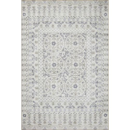 Rifle Paper Co. x Loloi Maison MAO03 Rosette Ivory Rug & Reviews Wayfair